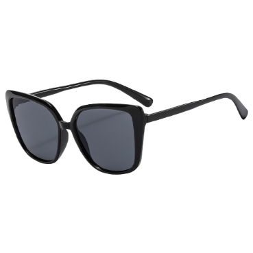 Lovito Women Casual Plain Large Frame Sunglasses LFA13880