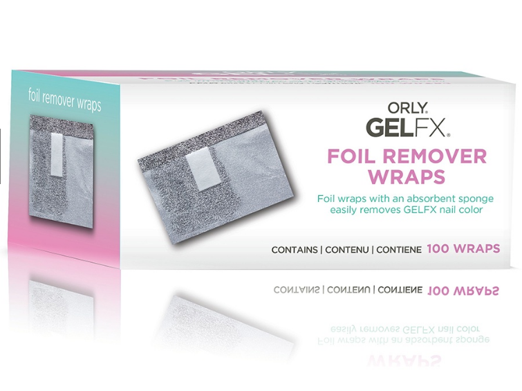 Orly Gel Fx Foil Remover Wraps 100pcs