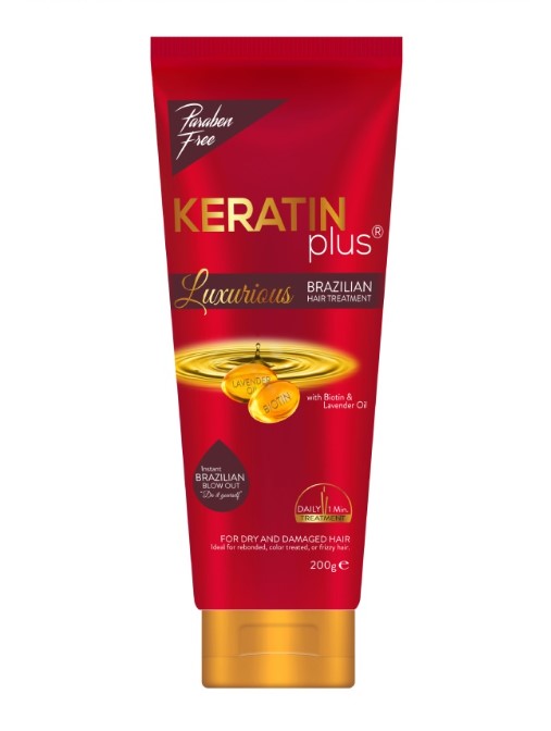 Keratin Plus Luxurious Brazillian Hair Treatment 200G