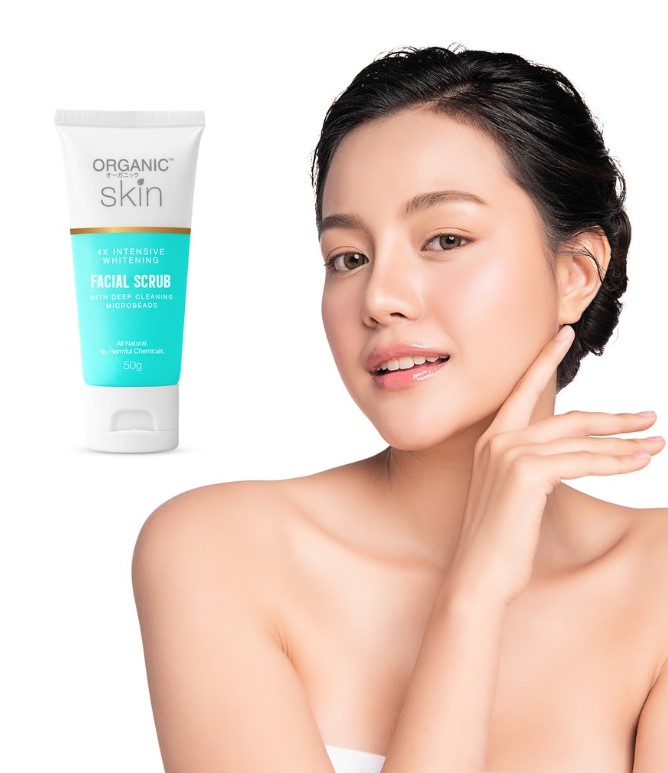 Organic Skin Japan 4x Intensive Whitening Facial Scrub 50g