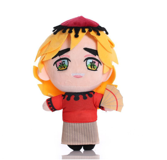 20CM Demon Slayer Plush Toys Kawaii Kamado Tanjirou Agatsuma Zenitsu Kamado Nezuko Stuffed Dolls Lovely Pillow DS23