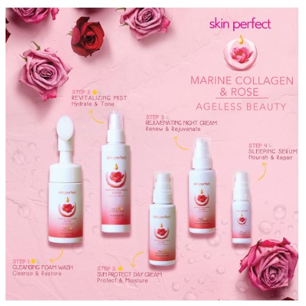 Skin Perfect Marine Collagen Rose Set
