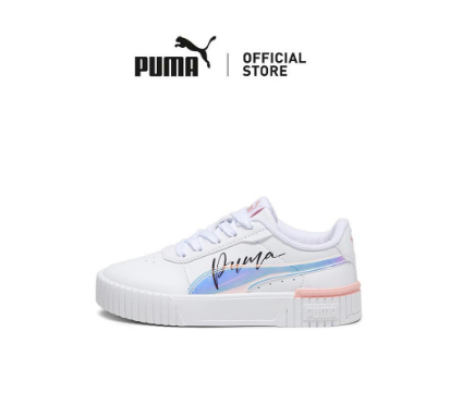 PUMA Carina 2.0 Crystal Wing Little Girl Kids' Sneakers (White)