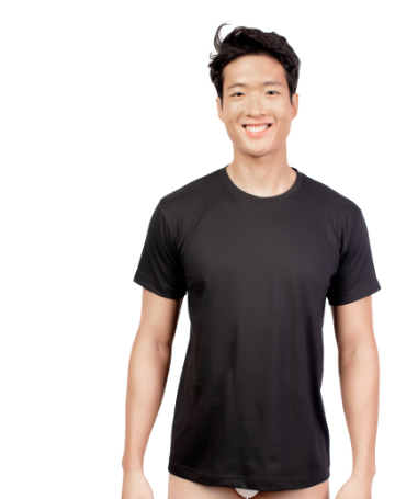 Hanes Easy Fit R/Neck Singles