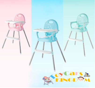 Baby Toddler Adjustable Highchair and Removable Table Booster