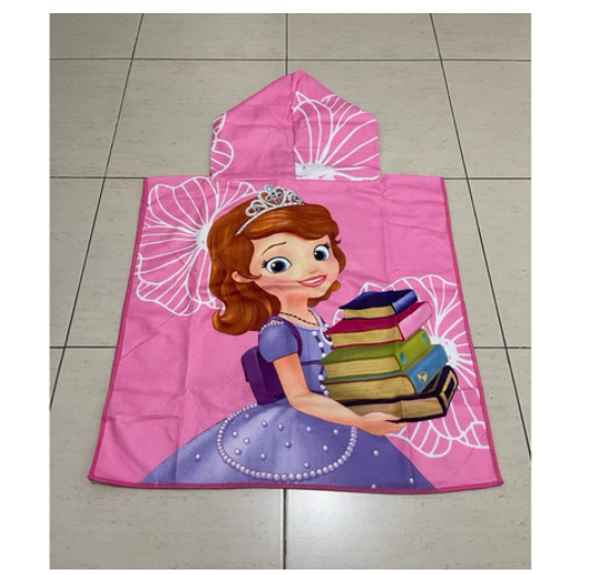 Essential Kids Bath Towel with Hood and Rectangle Bath Towel BT2