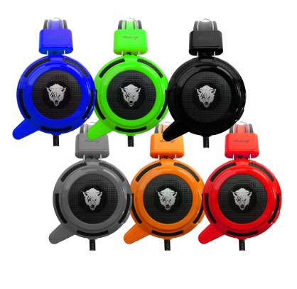 Badwolf V8 Stereo Gaming Headset with Mic - Original Non Led for PC Laptop Internet Cafe