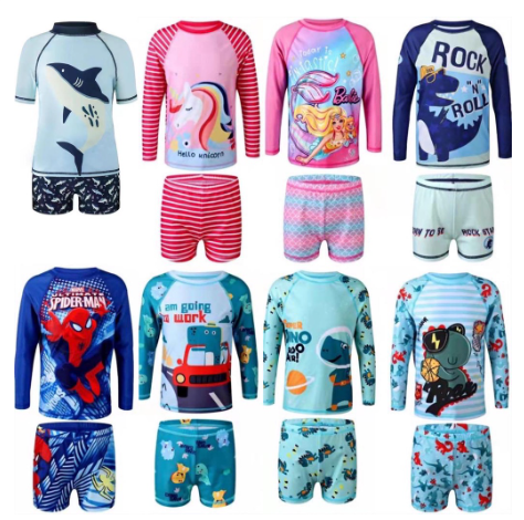 Children's Swimsuit Rash Guard Terno For Kids Swimming