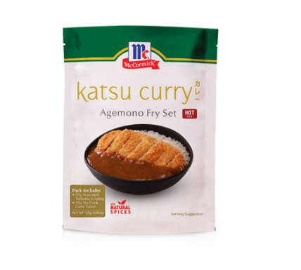 Mccormick Katsu Curry Agemono Fry Set Hot with Natural Spices 125g