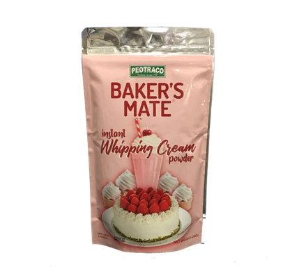 Peotraco Baker's Mate Instant Whipping Cream Powder 200g