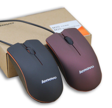 Lenovo M20 USB Wired Mini Mouse 1200 DPI Optical Mouse For Computer Laptop