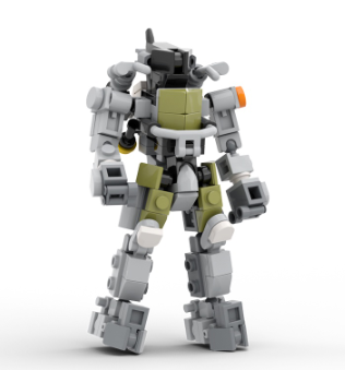Buildmoc Mecha Game Halo Mecha Soldier Robot Model MOC-94380 BuildingBlocks Toys forKids Children Gift 164PCS