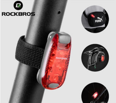 ROCKBROS ZPWD-1 Bike Tail Light MTB Road Bike Light Night Safe Warning LED
