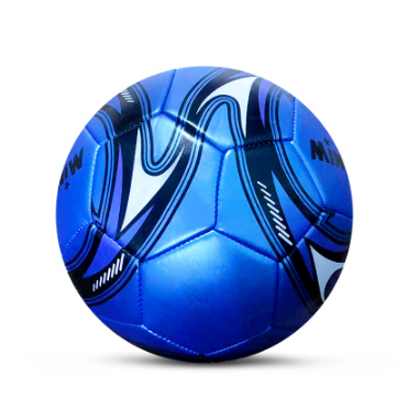 MINSA Soccer ball size 5 FiFA football Free Giveaways Pin net Pump Blue