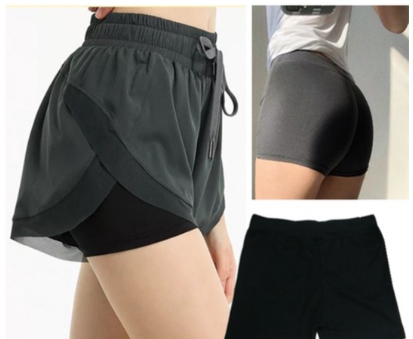 Women's Black Cycling Shorts-Free Size M-XL Good Fabric Used