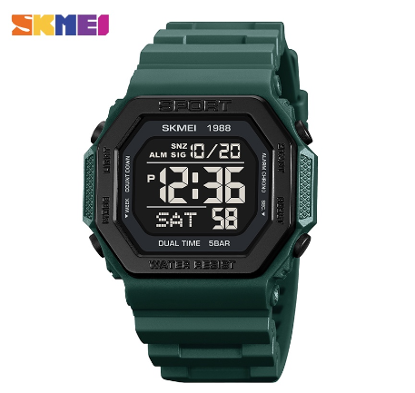 SKMEI Top Brand Military Men's Watches Original Waterproof Casual Fashion Alarm Men Watch Sport Chrono Luminous Date 1988 06