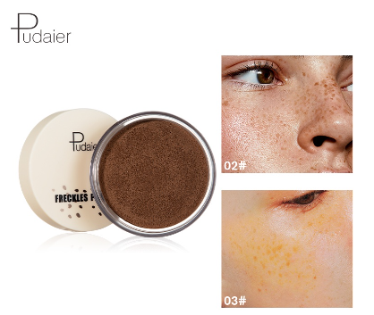 Pudaier Natural Freckles Makeup Stamp Air Cushion Freckles Pen Natural Lifelike