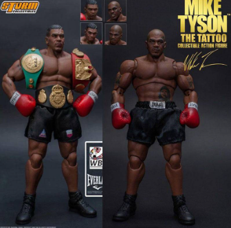 3 Head Face Storm Toys Boxing Boxer Champion Mike Tyson Final Round Mike Tyson Action Figure Collectible Model Toy