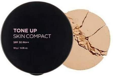 The Face Shop Tone Up Skin Pact V201 Apricot Beige