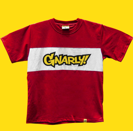 Gnarly Red Panel T-Shirt