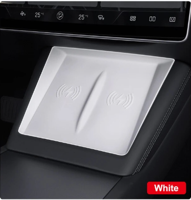 For TESLA Model 3 2024 Highland Wireless Charging Silicone Pad Model3 Center Control Storage Box Armrest Box Bottom Non-slip Mat