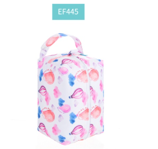 Happyflute Baby Cloth Diaper Bag Waterproof Washable Reusable Wetbag Fashion Diaper Pods Can Hold 5-10Pieces AIO Diapers S11