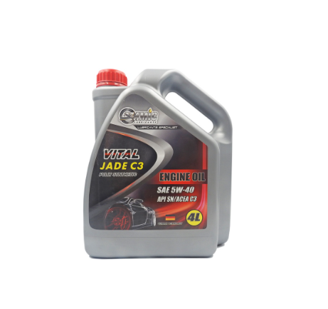 Samic Vital Jade C3 SN/ACEA C3 5W40 Fully-Synthetic Gasoline/Diesel Engine Oil (4 Liters)
