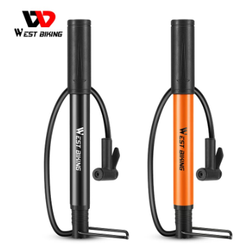 WEST BIKING MTB Road Bike Pump Mini Portable Bicycle Foot Pump Presta & Schrader Valve Tire Air Inflator Cycling Accessories
