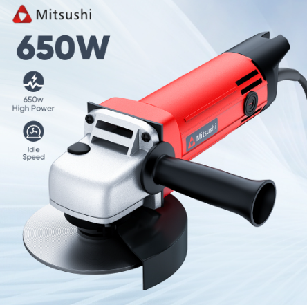 Mitsushi MJMJ-954 Powerful Industrial Angle Grinder and Steel Grinding Disc