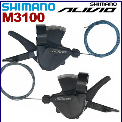 Shimano Alivio M3100 3x9 Speed 2x9 Speed Shifter Lever Rapid-fire Plus For Front Triple Chainring Clamp Band MTB Bicycle Mountain
