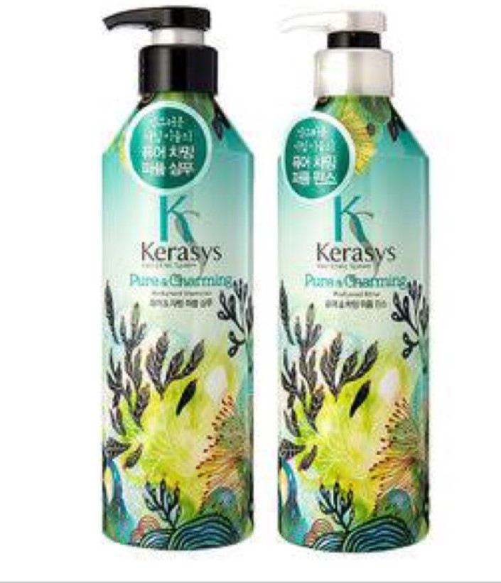 Kerasys Perfumed Shampoo & Conditioner Pure Charming 600ML