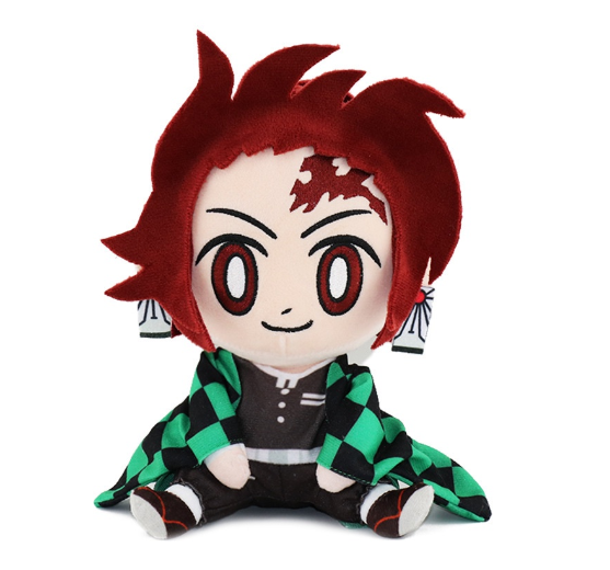 20CM Demon Slayer Plush Toys Kawaii Kamado Tanjirou Agatsuma Zenitsu Kamado Nezuko Stuffed Dolls Lovely Pillow DS7