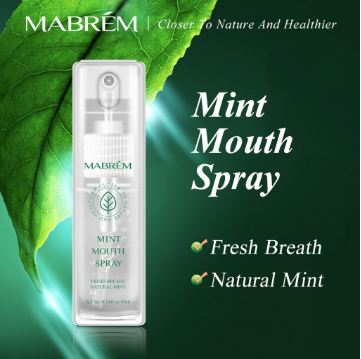 Mabrem Mouth Spray Breath Freshener Oral Spray Herbal Fresh Breath Remove Smoke Breath Treatment of Bad Breath Small Portable