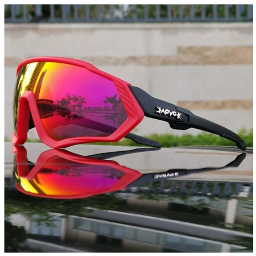 Kapvoe Cycling Glasses Outdoor Sports Shade Goggles UV400 Bicycle Bike Sunglasses Fashion Polarized Glasses KG9