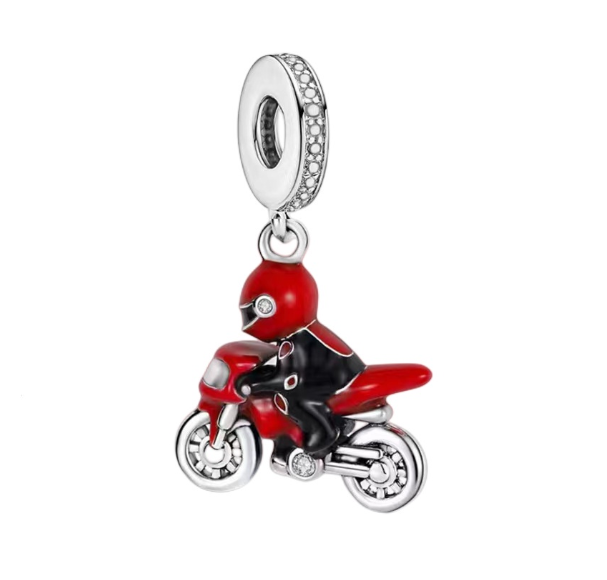 S925 Pandora Disney Series Charm Pendant Pumpkin Car with Beadles Suitable for Pandora Bracelet Exquisite Jewelry Gift s13