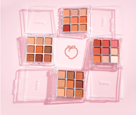 SANIYE 9 Colors Waterproof Matte Eyeshadow Blush Highlighter Palette Sweet Cute Style Eye shadow E0925