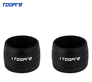 TOOPRE 1 Pair Bike Handlebar Tape Silicone Fixed Ring Fixing Loops Collar Holding Sleeve for Road Bicycle Winding Belt