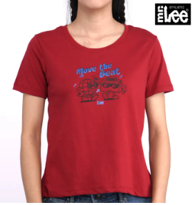 Stylistic Mr. Lee Ladies Basic Tees Boxy Fit 101997 Red
