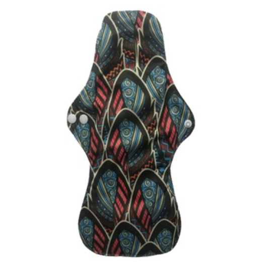 Maxi Overnight Organic Bamboo Charcoal Waterproof Washable Reusable Napkin Heavy Flow Menstrual Pads MP17