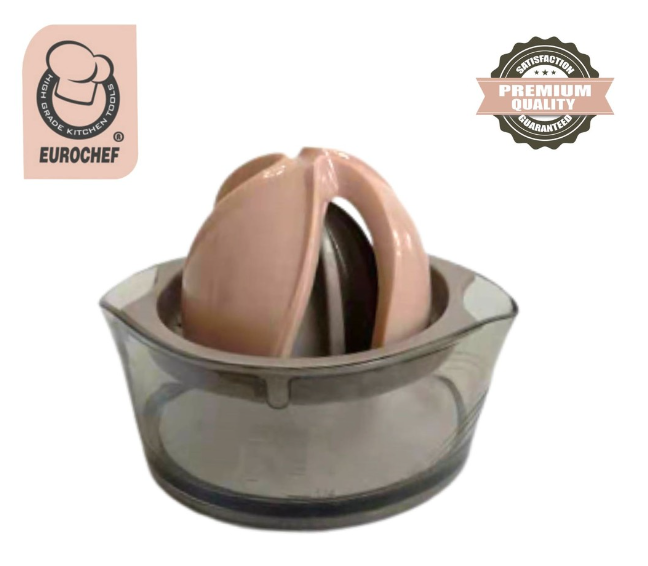 Eurochef 2 in 1 Manual Fruit Citrus Juicer MT009 Nonslip with Two Spouts for Pulp / Pure Juice