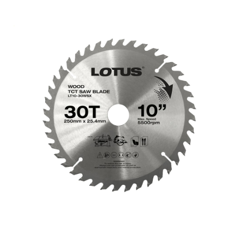 Lotus TCT Saw Blade 12" 40T (WOOD) LT12-40WSX - Cutting Tools