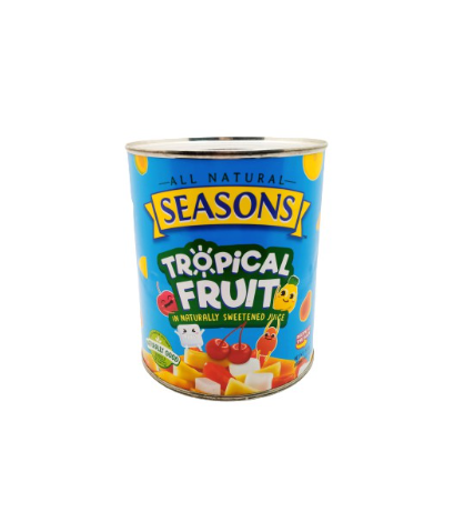 Seasons Tropical Fruit Cocktail in Naturally Sweetened Juice 822g