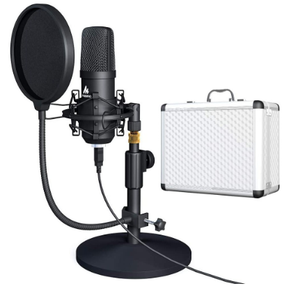 Maono AU-A04TC A04TC Professional Studio Cardioid Condenser USB Podcast Streaming Microphone Kit