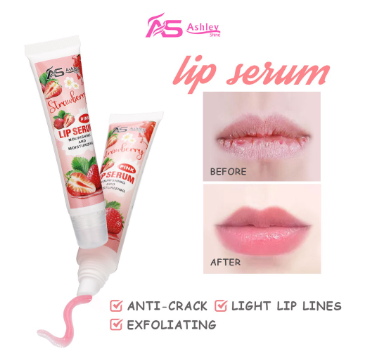 Ashley Shine Strawberry Lip Balm Moisturizing Waterproof Long-lasting Transparent Colorless AS2118