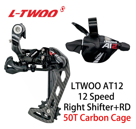 LTWOO A12 AT12 12 Speed Carbon fiber cage Rear Derailleur Trigger Right Shifter Lever For Mtb Mountain Bike