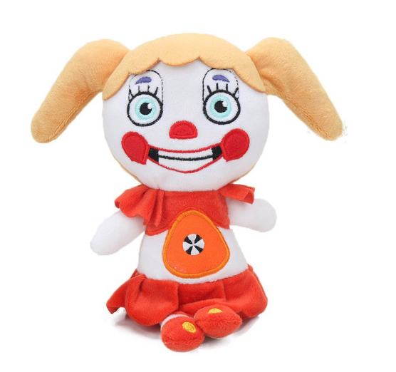 25cm FNAF Freddy Fazbear Plush Toys Golden Bear Nightmare Cupcake Foxy Balloon Boy Clown Stuffed Dolls  F2