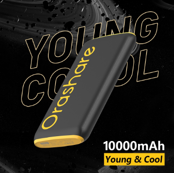 Mitsushi Orashare O10 10000mAh Powerbank Original 2.1A Fast Charging Portable Power Bank Slim and Li