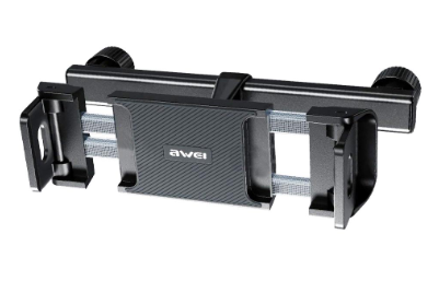 Awei X40 360 Degree Rotation Car Rear Pillow Phone Holder Stretchable Stand For Phones and Tablets