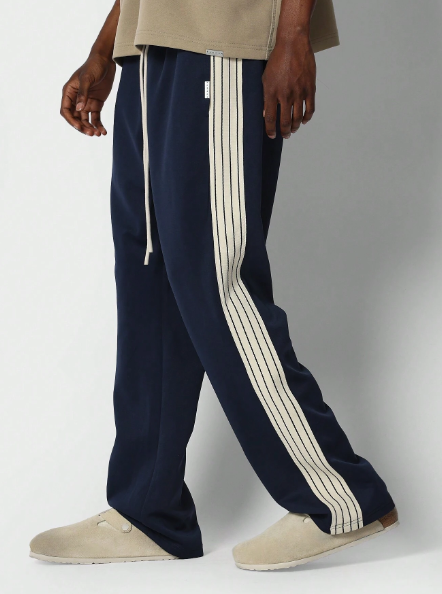 SUMWON Flare Fit Jogger With Side Tape Detail