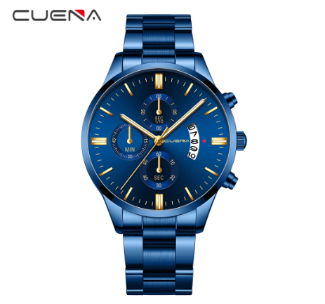 Cuena Men's Watch Leisure Sports Quartz Waterproof Watch 845S 004